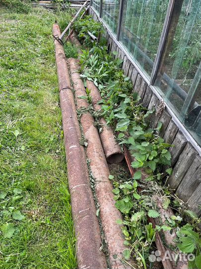 Трубы металлические бу 100