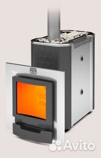 Печь для бани Сибирь-30 лкп Профи Панорама (2.0)