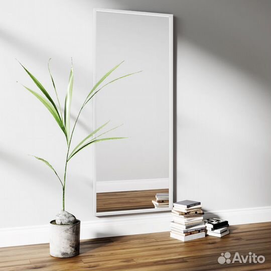 Зеркало напольное (настенное) в металлической раме