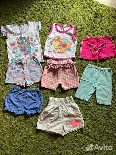 Пакет одежды для девочки 1,5, 2 года