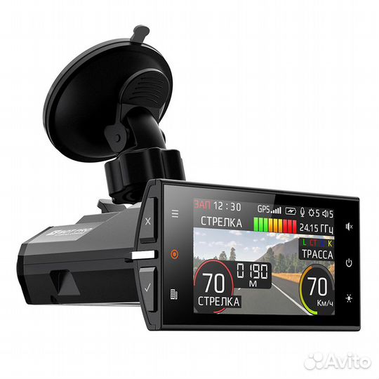 Видеорегистратор с антирадаром и GPS Silverstone F