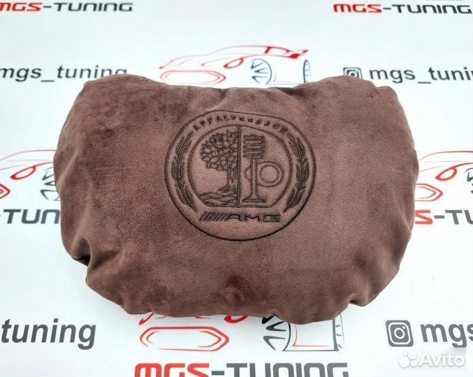 Подушка для подголовника 30х22 см Мерседес амг