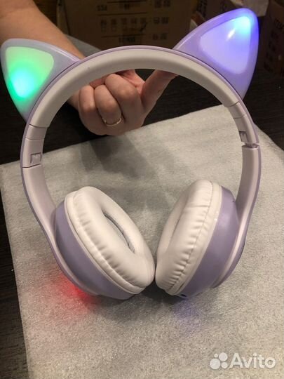 Детские Bluetooth наушники Cat Ear STN 28 с ушками