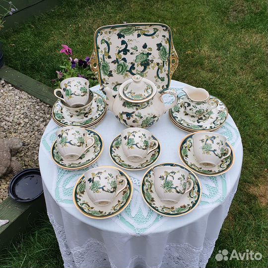 Чайный сервиз Mason’s chartreuse Англия