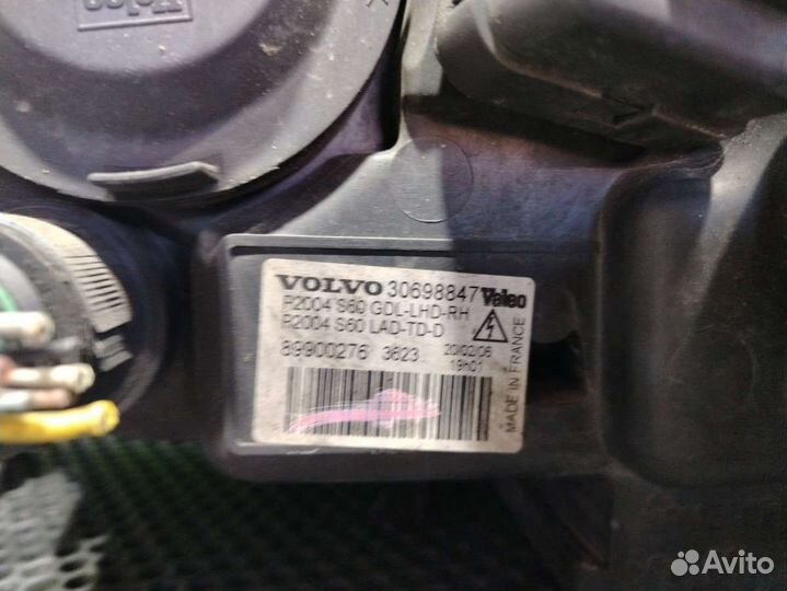 Фара правая, Volvo S60 2005