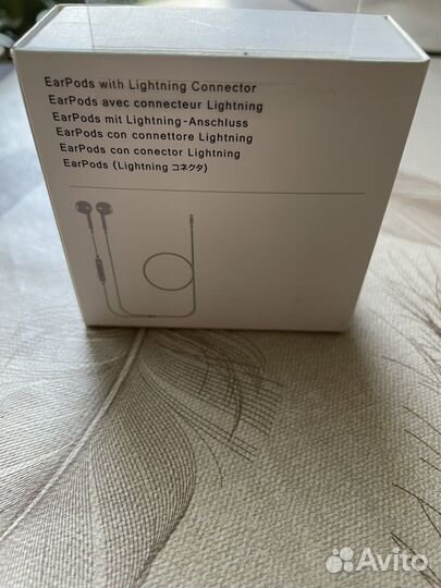 Наушники apple earpods lightning