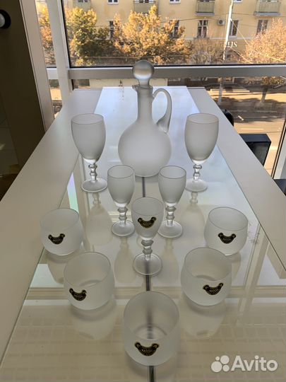 Посуда СССР стекло,хрусталь,фарфор графины,стаканы