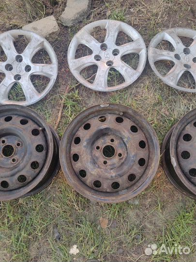 Штампованные диски r15 на hyundai solaris