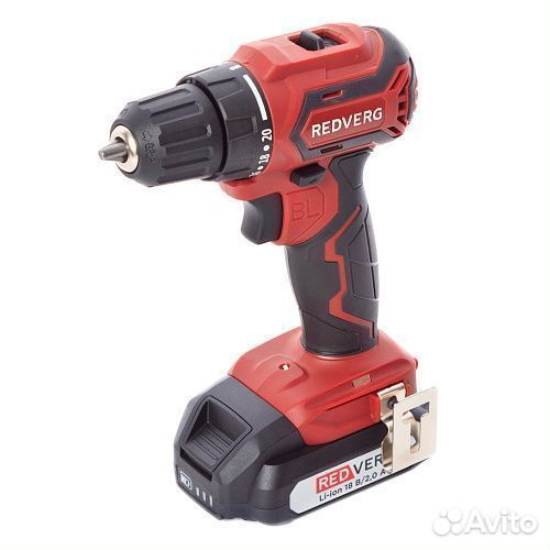 Шуруповерт бесщеточный redverg RD-S18MBL/U