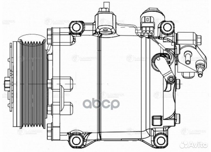 Компрессор кондиц. для а/м Honda CR-V (06) 2.4