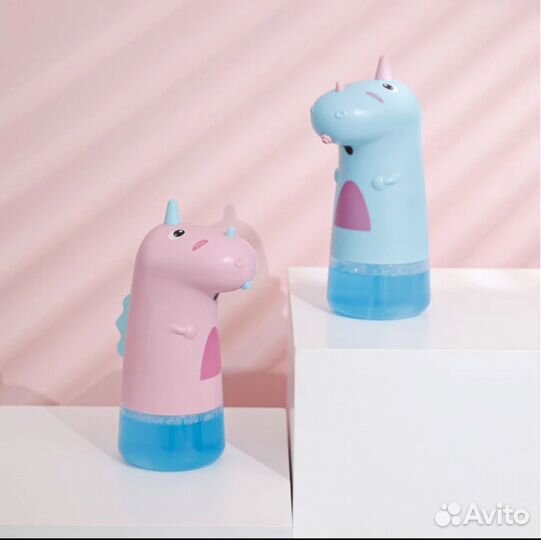 Дозатор сенсорный для мыла детский единорог
