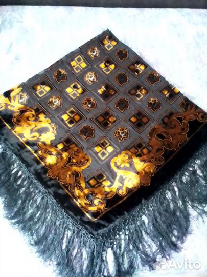 Платок панбархат винтаж СССР