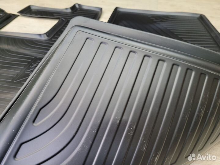 Коврики в салон GMC Yukon 5 (2020-н.в.) 3 ряда