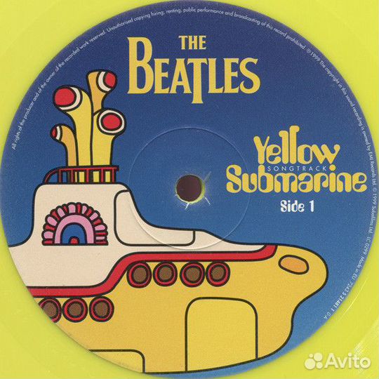Виниловая пластинка The Beatles, Yellow Submarine