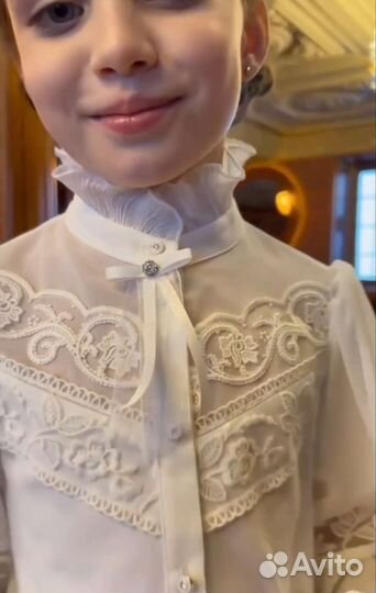 Шикарная блузка Duwali 128, 134, 140, 146 р