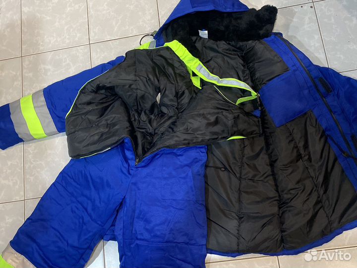 Зимний рабочий костюм Универсал, сигнальный. Форма