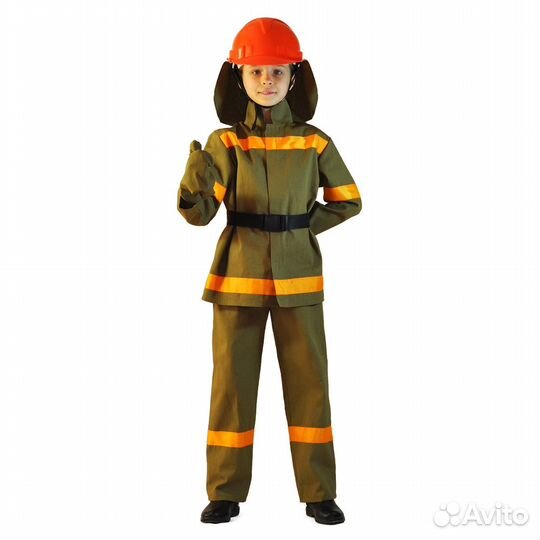 Карнавальный костюм «Пожарный (мчс)». Размер 116