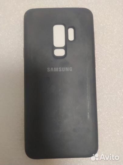 Чехол Samsung Silicone Cover Galaxy S9+ черный
