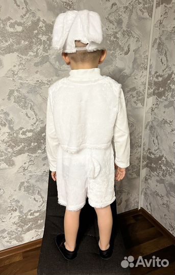 Новогодний карнавальный костюм зайчик прокат