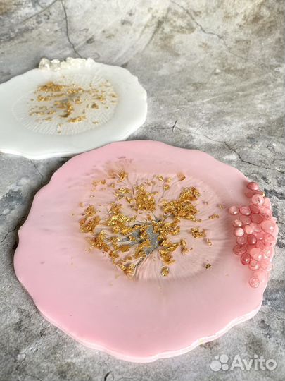 Поднос из эпоксидной смолы