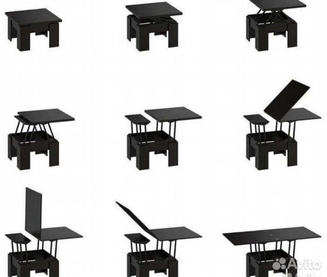 Компьютерный стол трансформер книжка