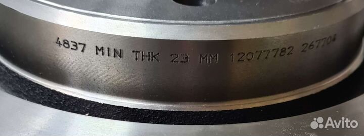 Диск тормозной volvo V70 I Estate (P80) передний