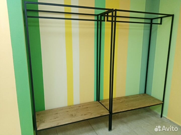 Вешалка для одежды напольная,Рейлы