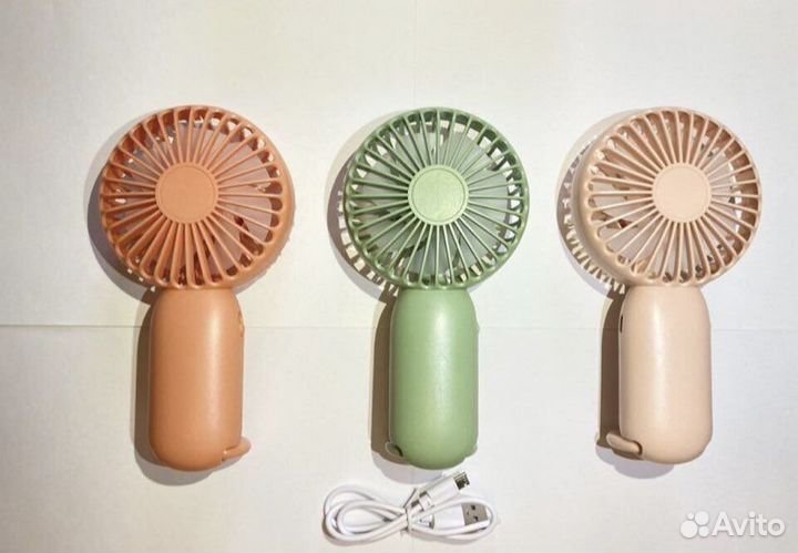 Вентилятор 1 шт портативный настольный мини с акб