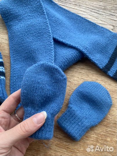 Детский шарф/варежки/шапка