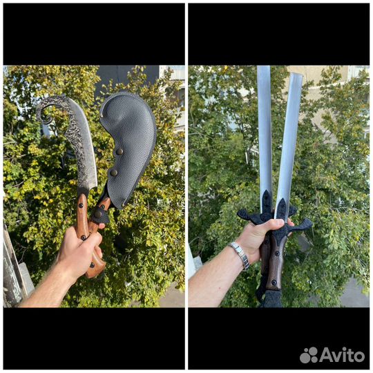 Ножи, ложки кованые