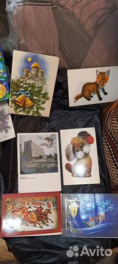 СССР, открытки и новая монета,сотка