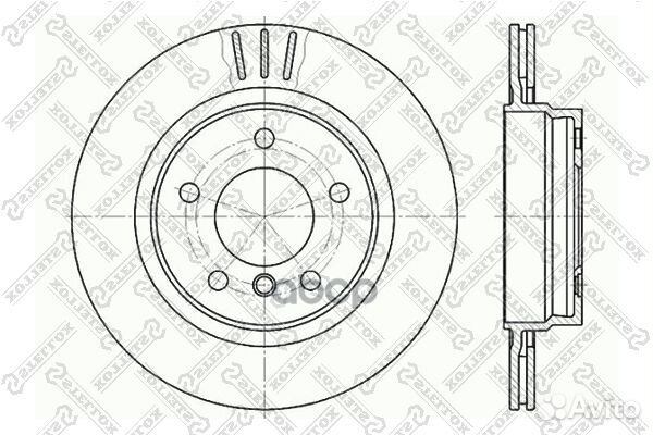 6020-1541V-SX диск тормозной задний BMW E46 2