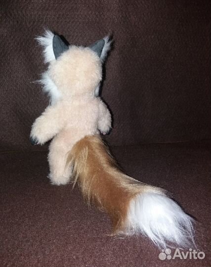 Игрушка ручной работы Лисенок бежевый