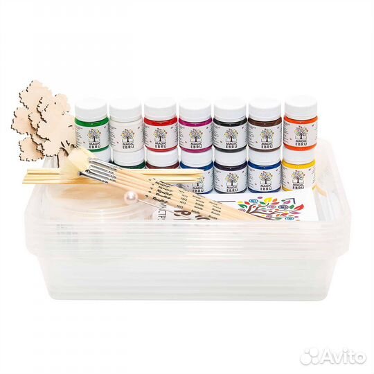Набор красок эбру 