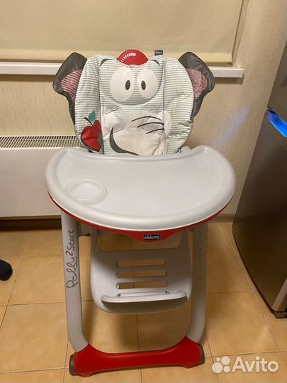 Детский стульчик Chicco polly 2 start