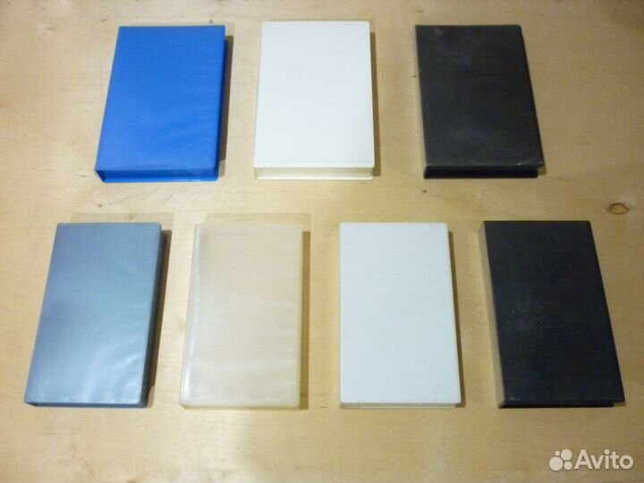 Футляры пластиковые для видеокассет VHS