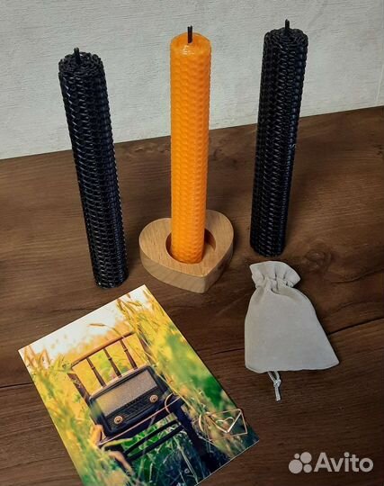 Свечи из вощины набор