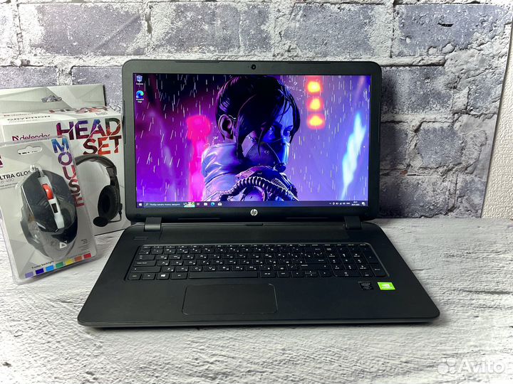 Старый игровой ноутбук HP / Intel / Trade-in