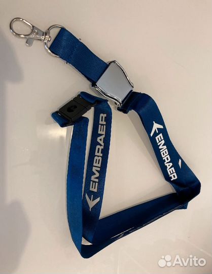 Ланьярд embraer с замком ремнём безопасности