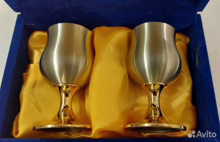 Рюмка винтажная олово