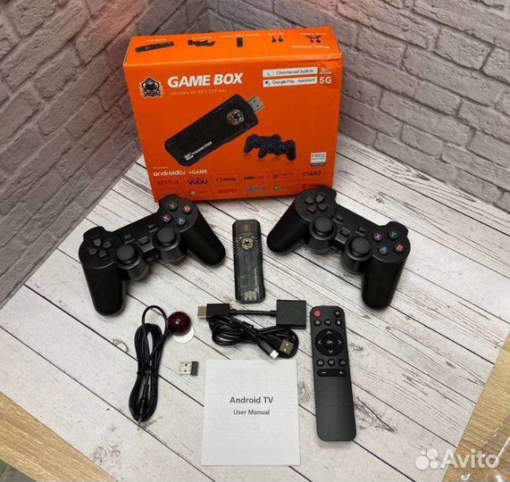 Game box 8k 5g + Android TV смарт приставка
