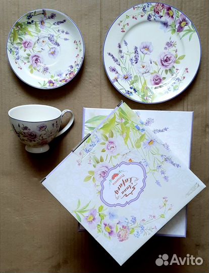 Чайная пара. Кружка. Фарфор. Подарок