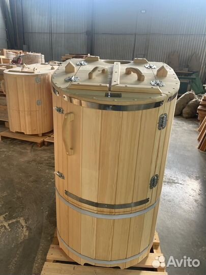 Фитобочка кедровая и вагонка из Алтайского кедра