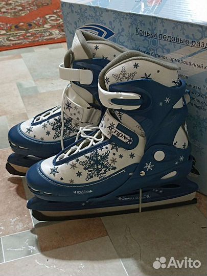 Коньки ледовые раздвижные