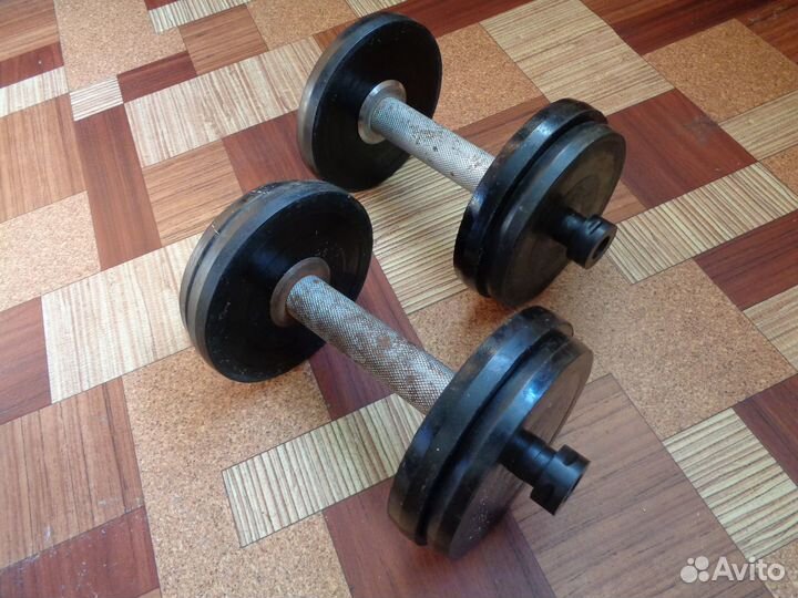 Гантели разборные, б/у (10 кг)