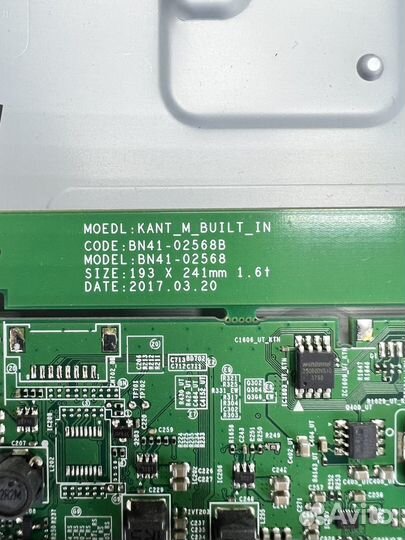 Разбор тв Samsung UE40MU6100