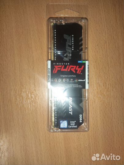 Оперативная память Kingston Fury DDR4 32GB 3200