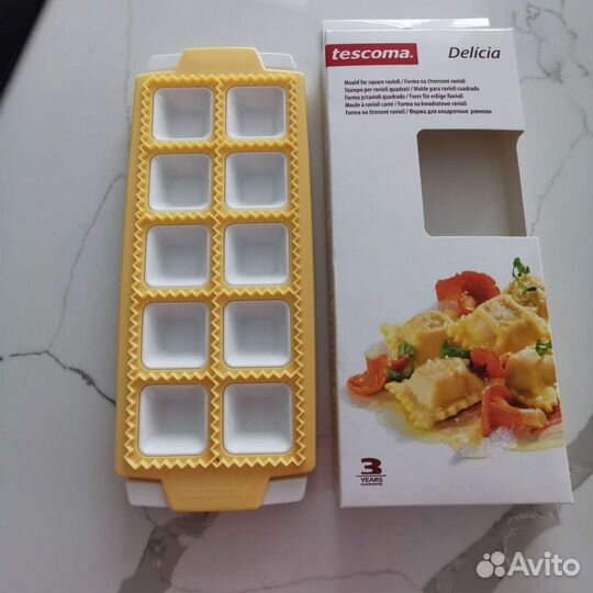 Форма для квадратных равиоли, Delicia, 10 ячеек