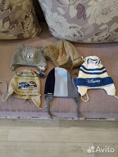 Шапки детские, за все