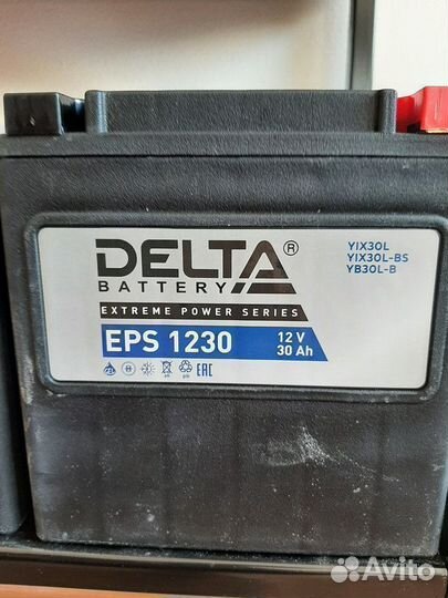 Мото Аккумулятор Delta EPS 12201 (12 B, 20 Ач)